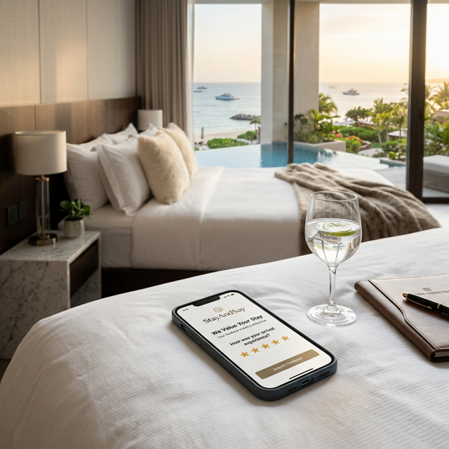 StayAndSay guest feedback experience